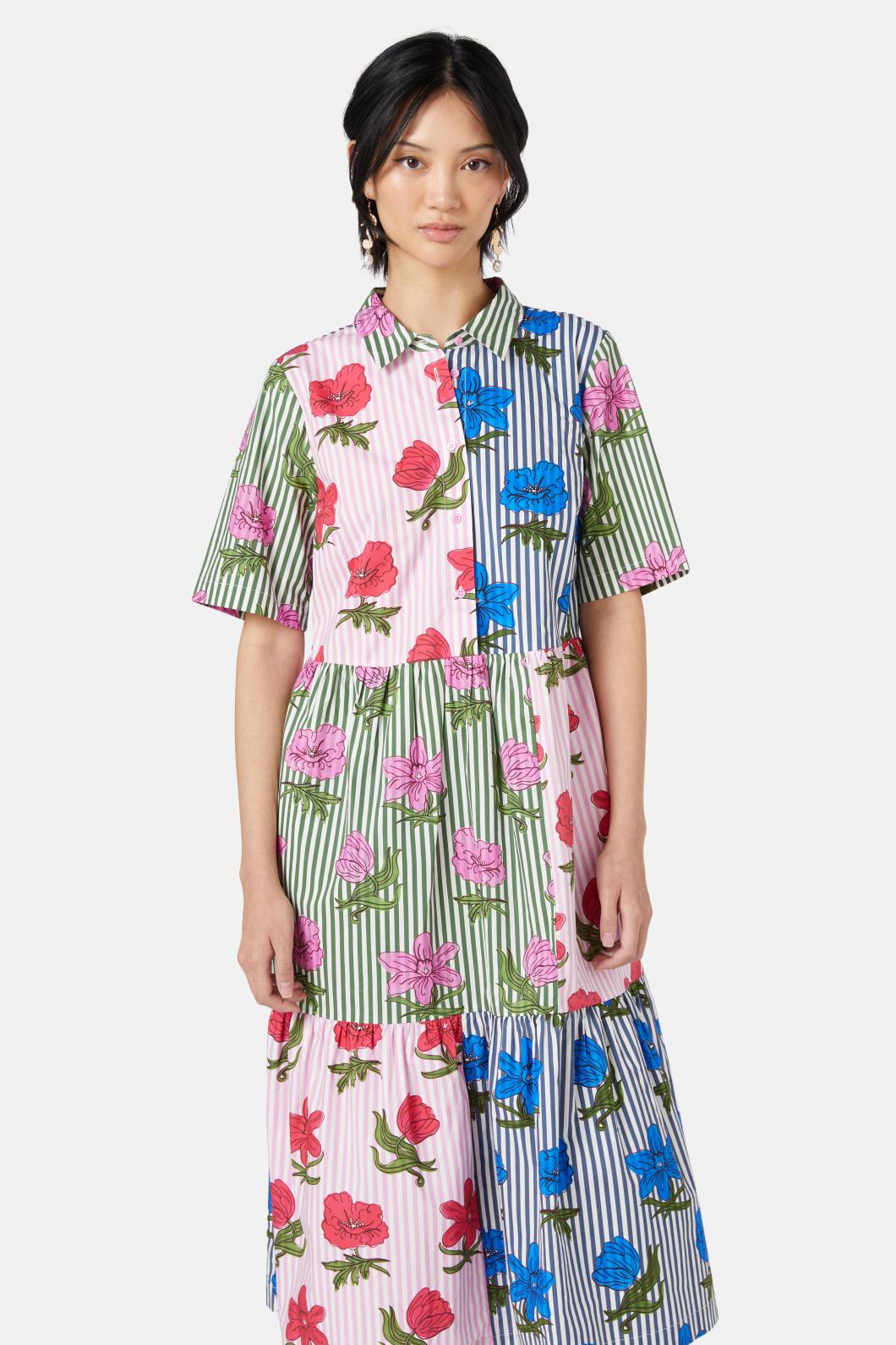 Gorman - Woodblock Floral Dress - print