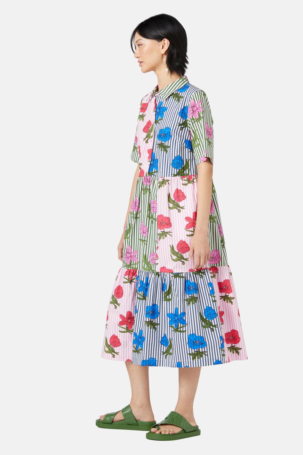 Gorman - Woodblock Floral Dress - print