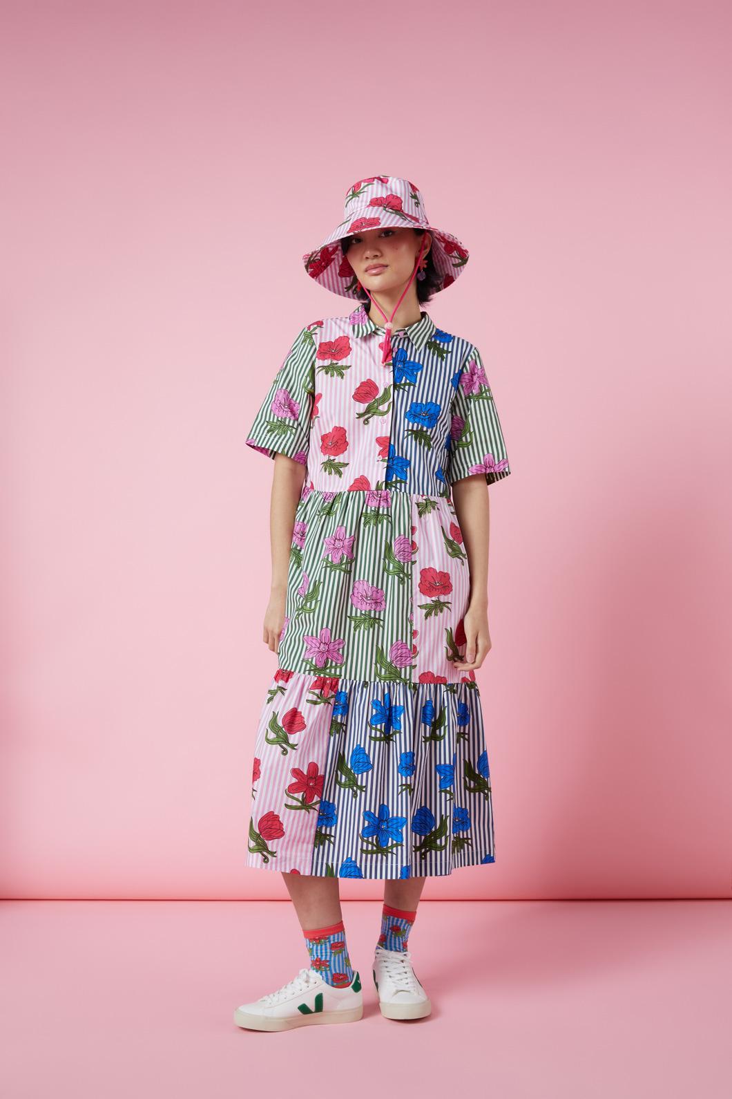 Gorman - Woodblock Floral Dress - print