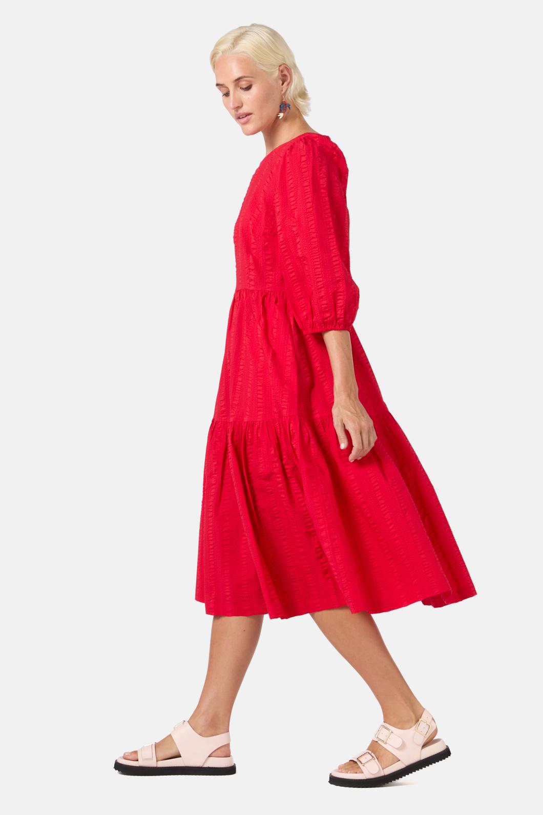 Gorman - Fraser Tiered Dress - red