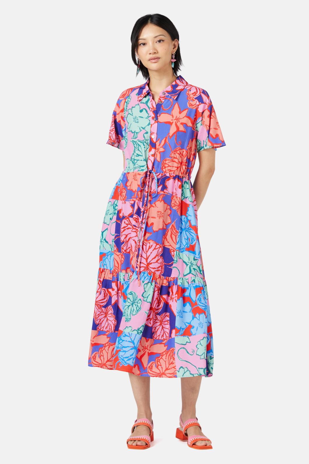 Gorman - Prehistoria Patchwork Dress - print