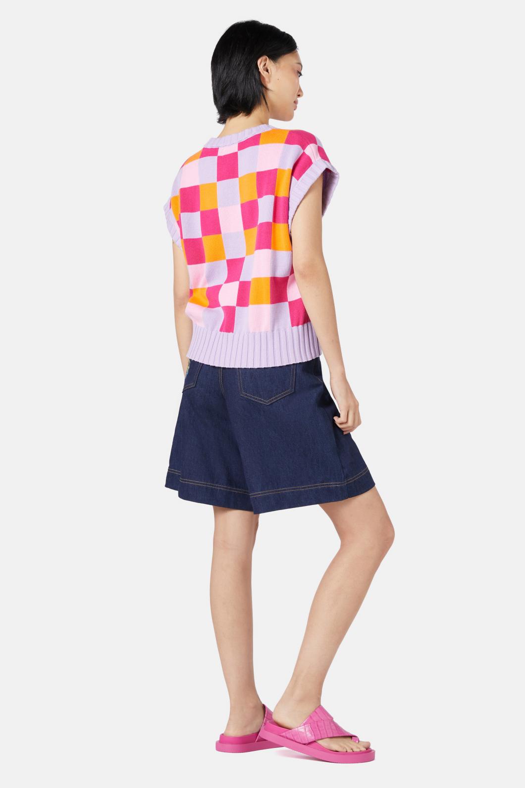 Gorman - Gingham Garden Vest - multi