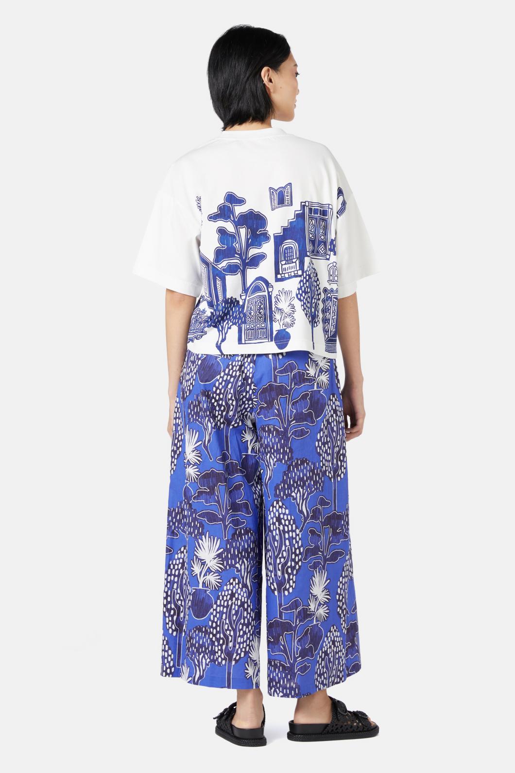 Gorman - Santorini Placement Tee - print