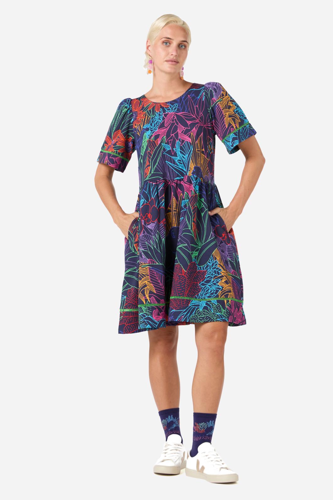 Gorman - Monkey Forest Jersey Dress - print