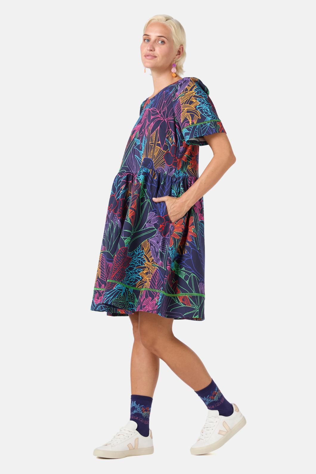 Gorman - Monkey Forest Jersey Dress - print