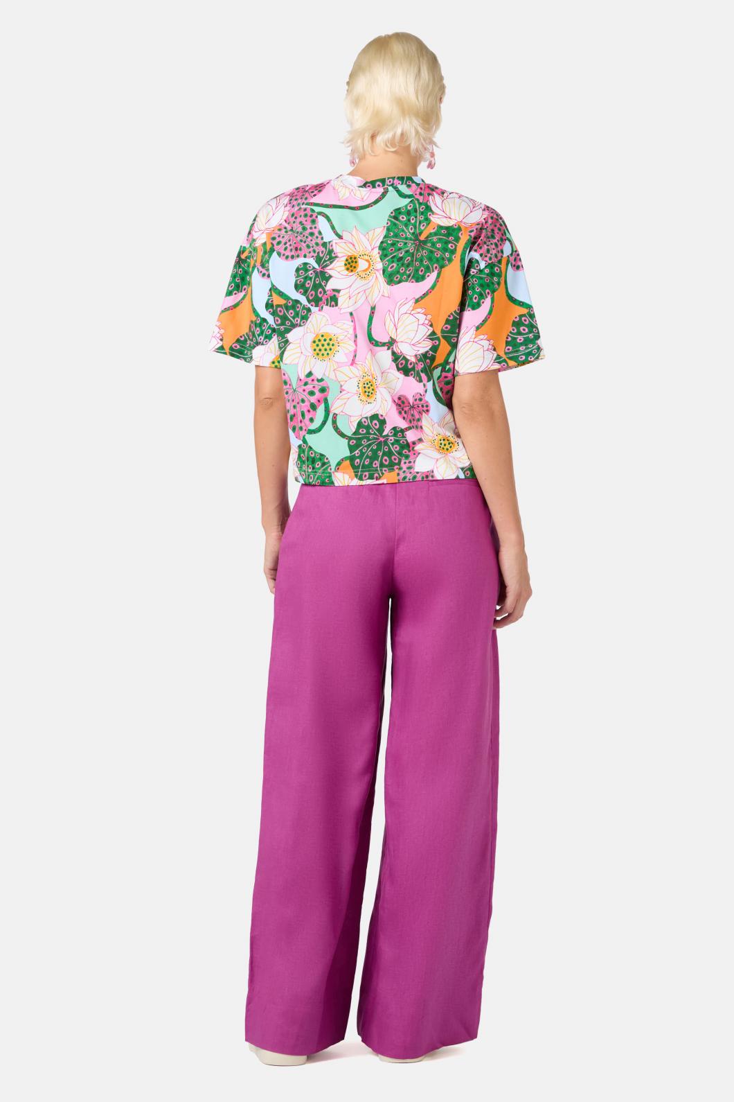 Gorman - Lotus Leopard Tee - print
