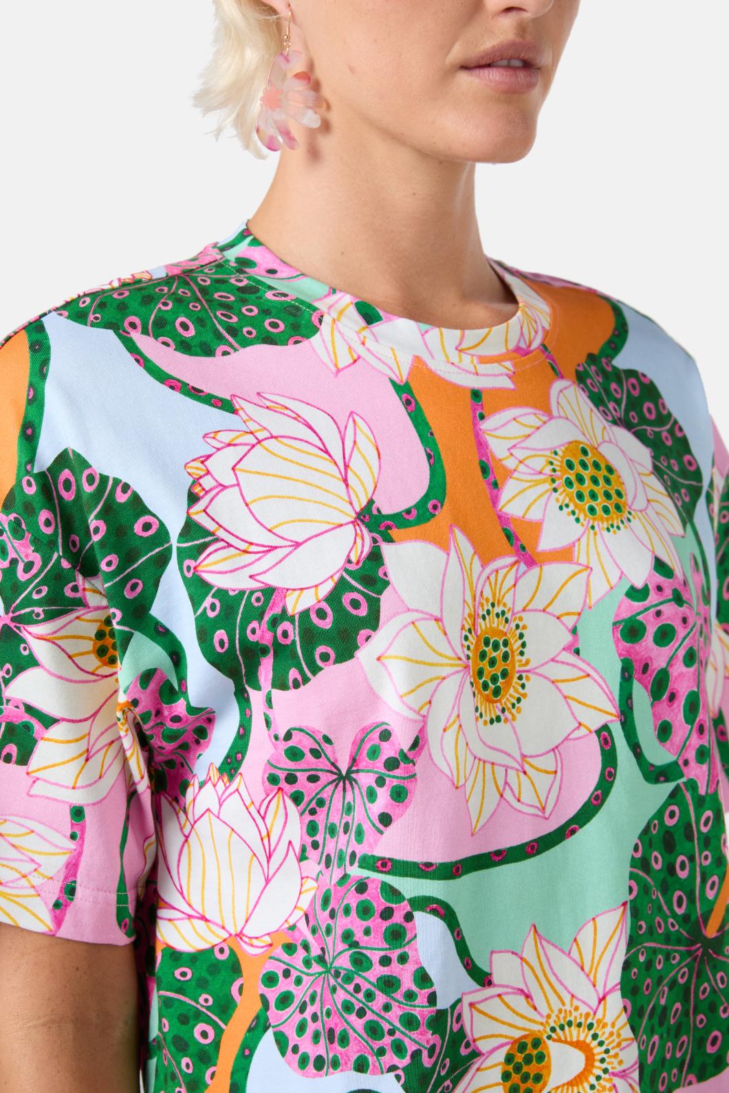 Gorman - Lotus Leopard Tee - print