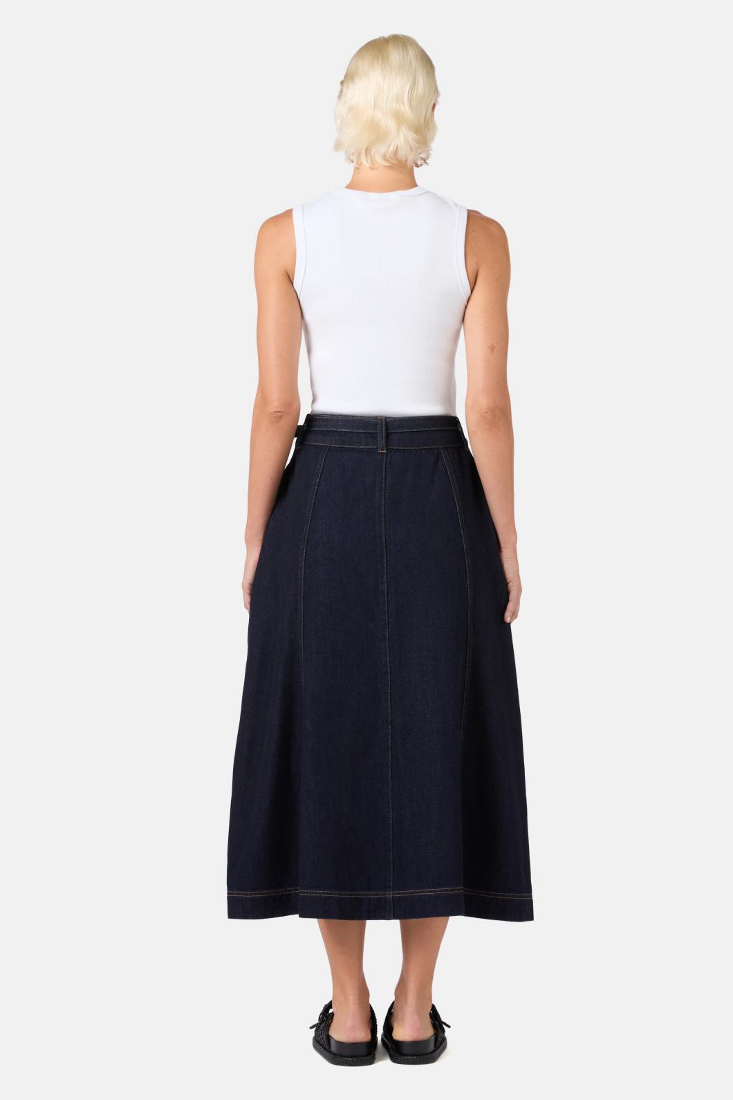 Gorman - Juniper Denim Skirt - indigo