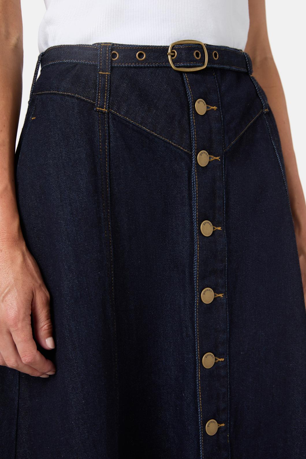 Gorman - Juniper Denim Skirt - indigo