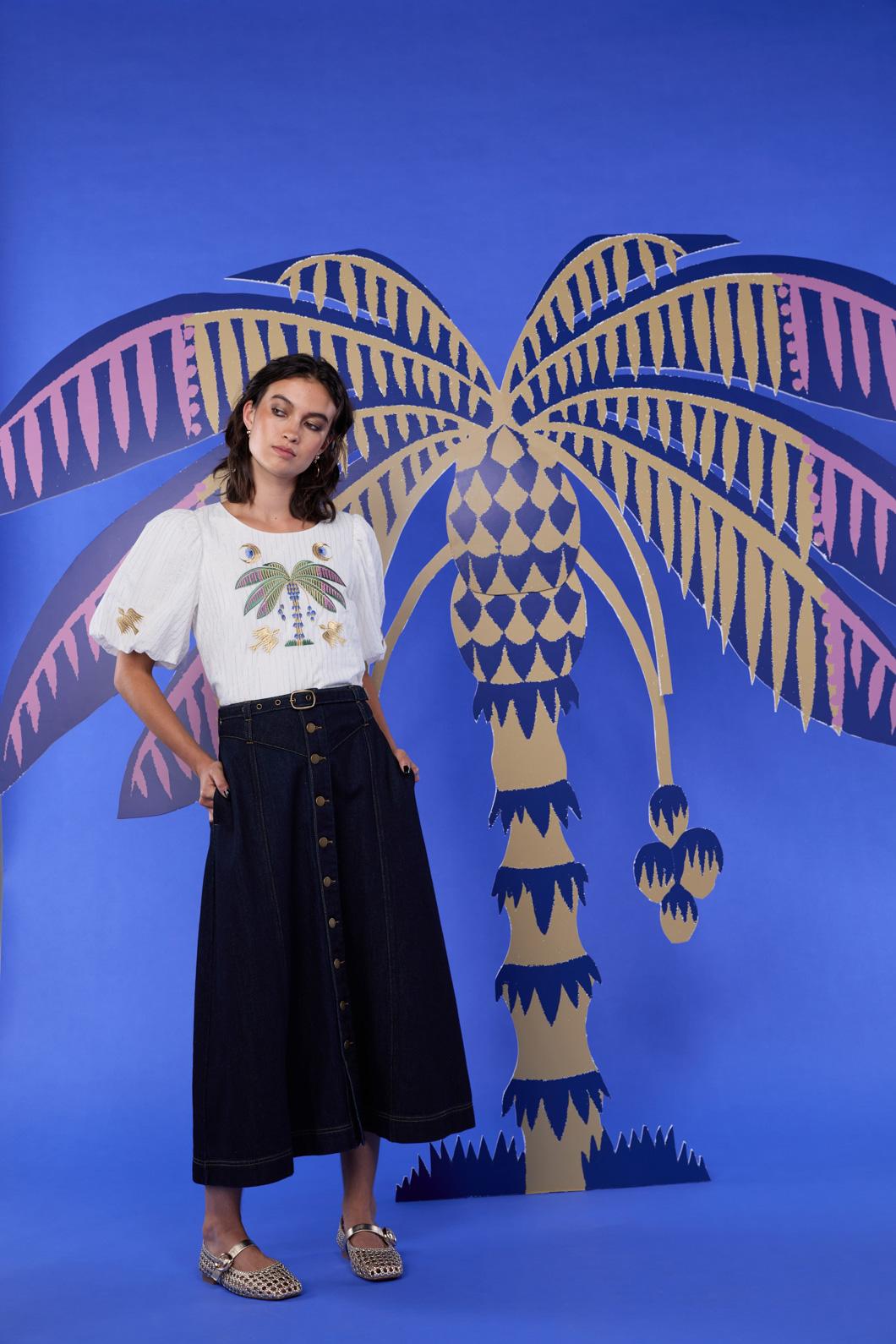 Gorman - Juniper Denim Skirt - indigo
