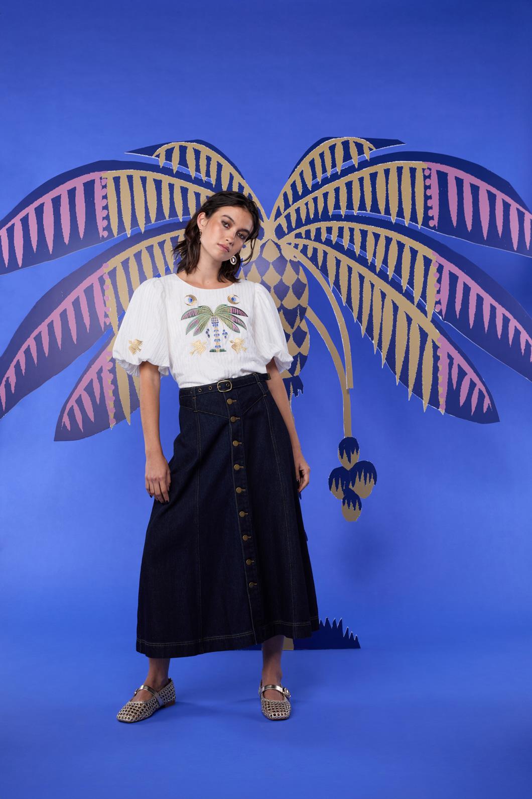 Gorman - Juniper Denim Skirt - indigo