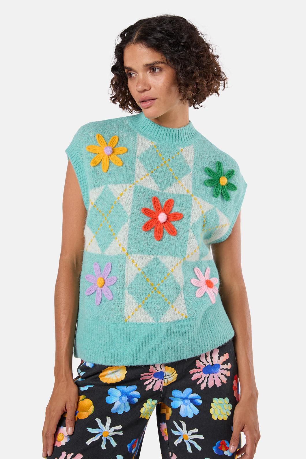 Gorman - Big Bouquet Vest - blue