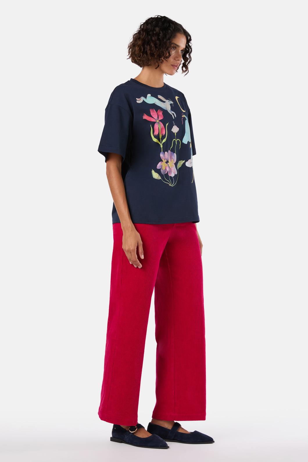 Gorman - Daydream Emb Oversized Tee - print