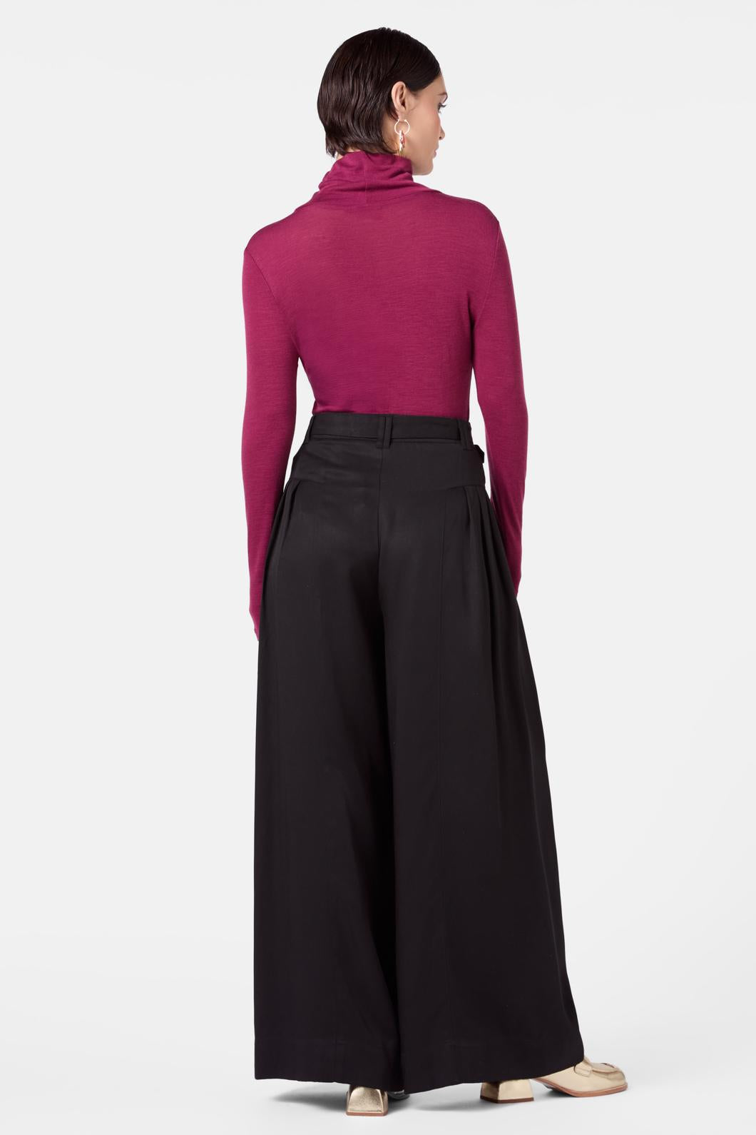 Gorman - Carnaby Pleat Pant - black
