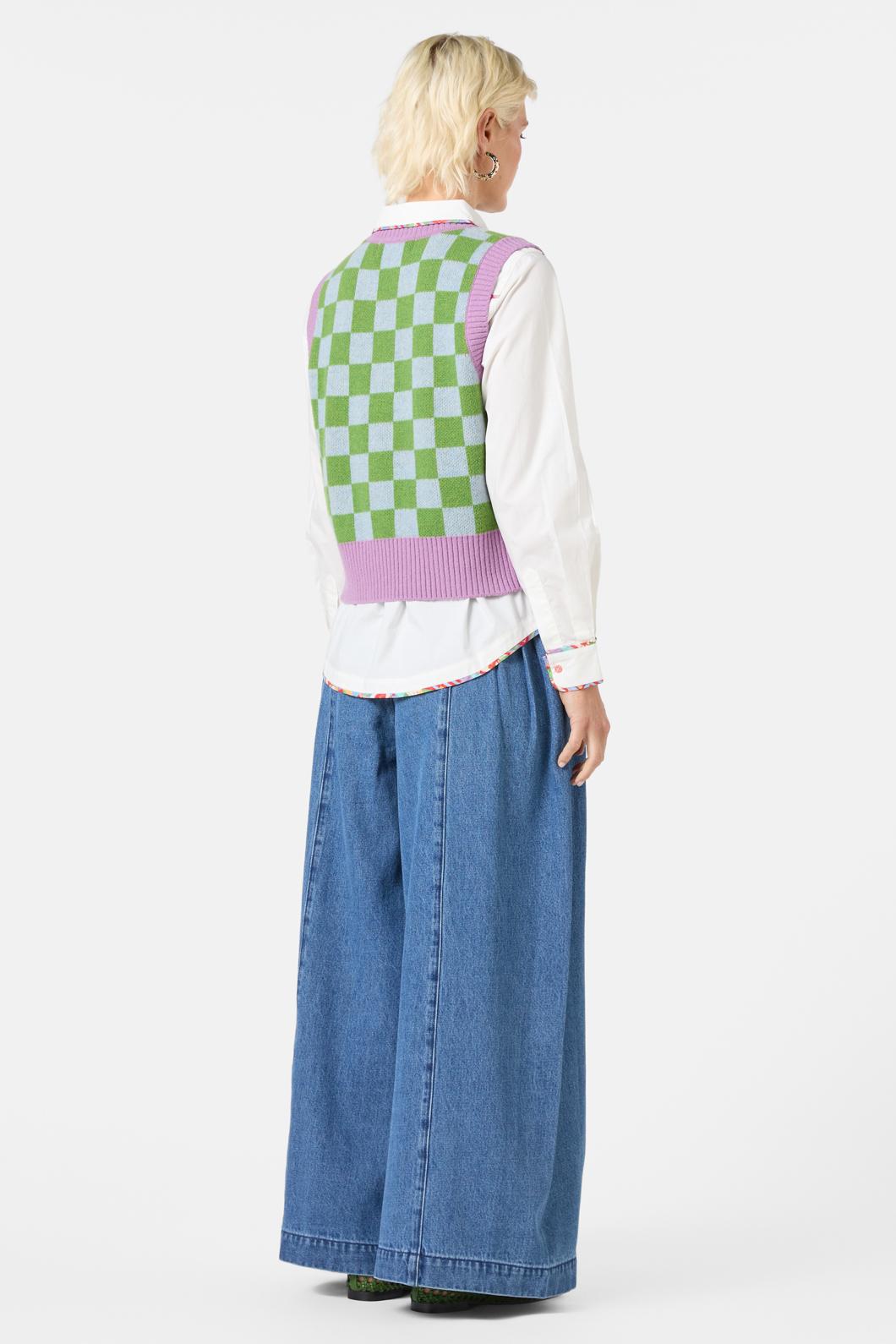 Gorman - Fantasy Patchwork Knit Vest - multi