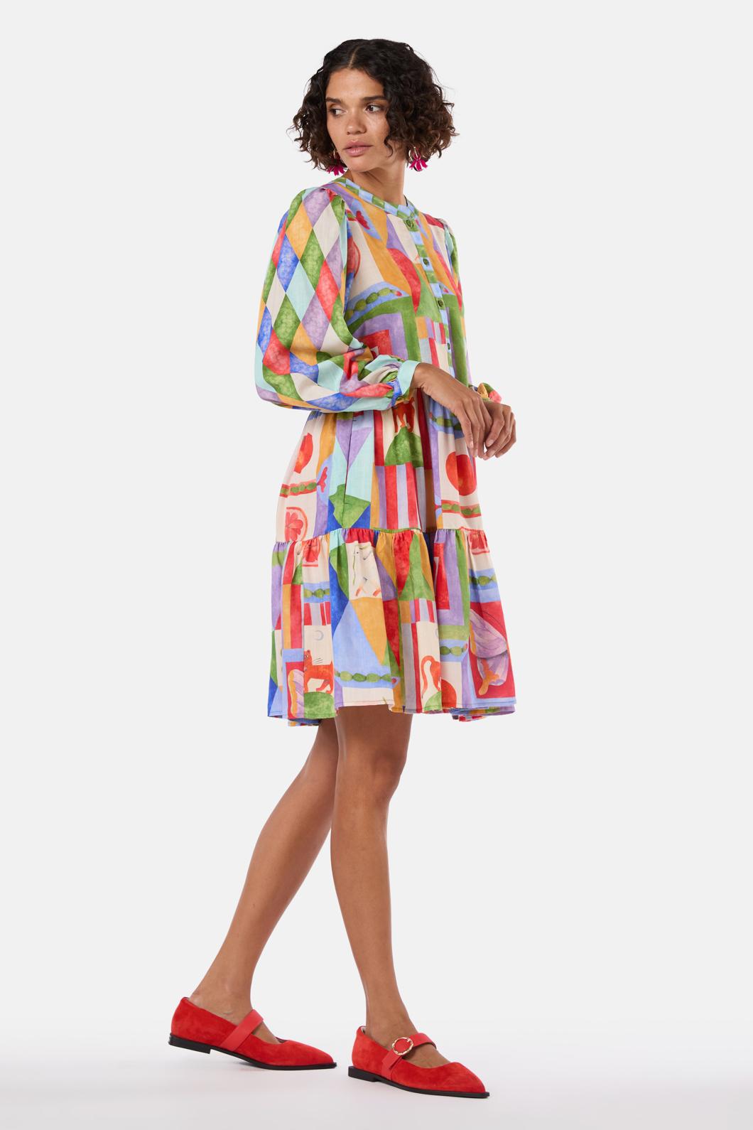 Gorman - Fantasy Patchwork Dress - print
