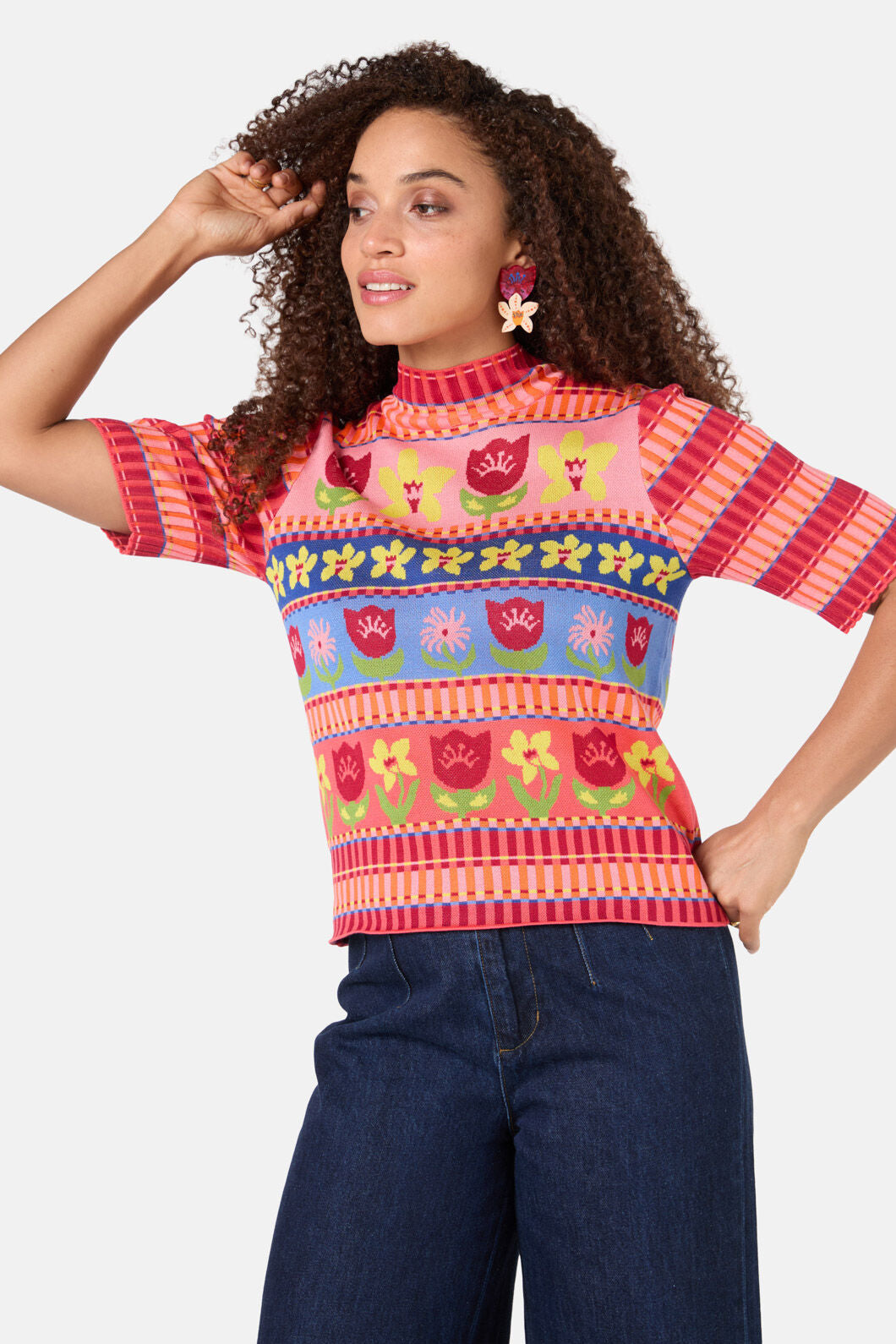 Gorman - Rosie's Posies Knit Top - multi