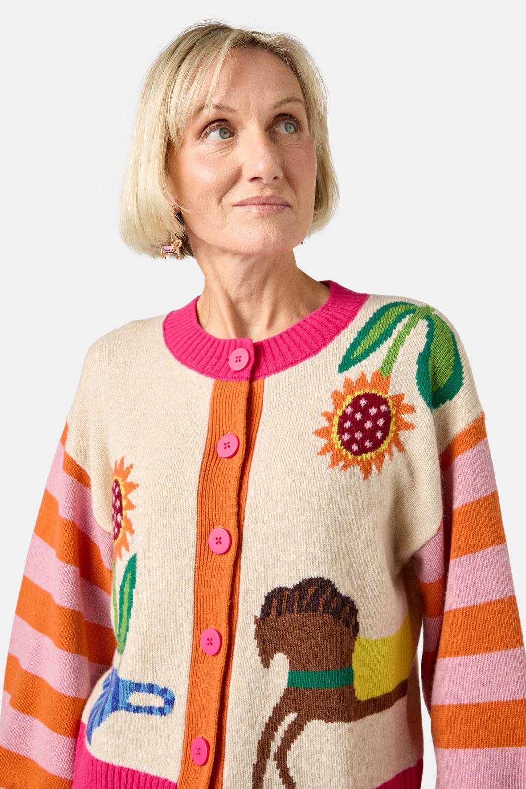Gorman - The Horses Cardigan - multi