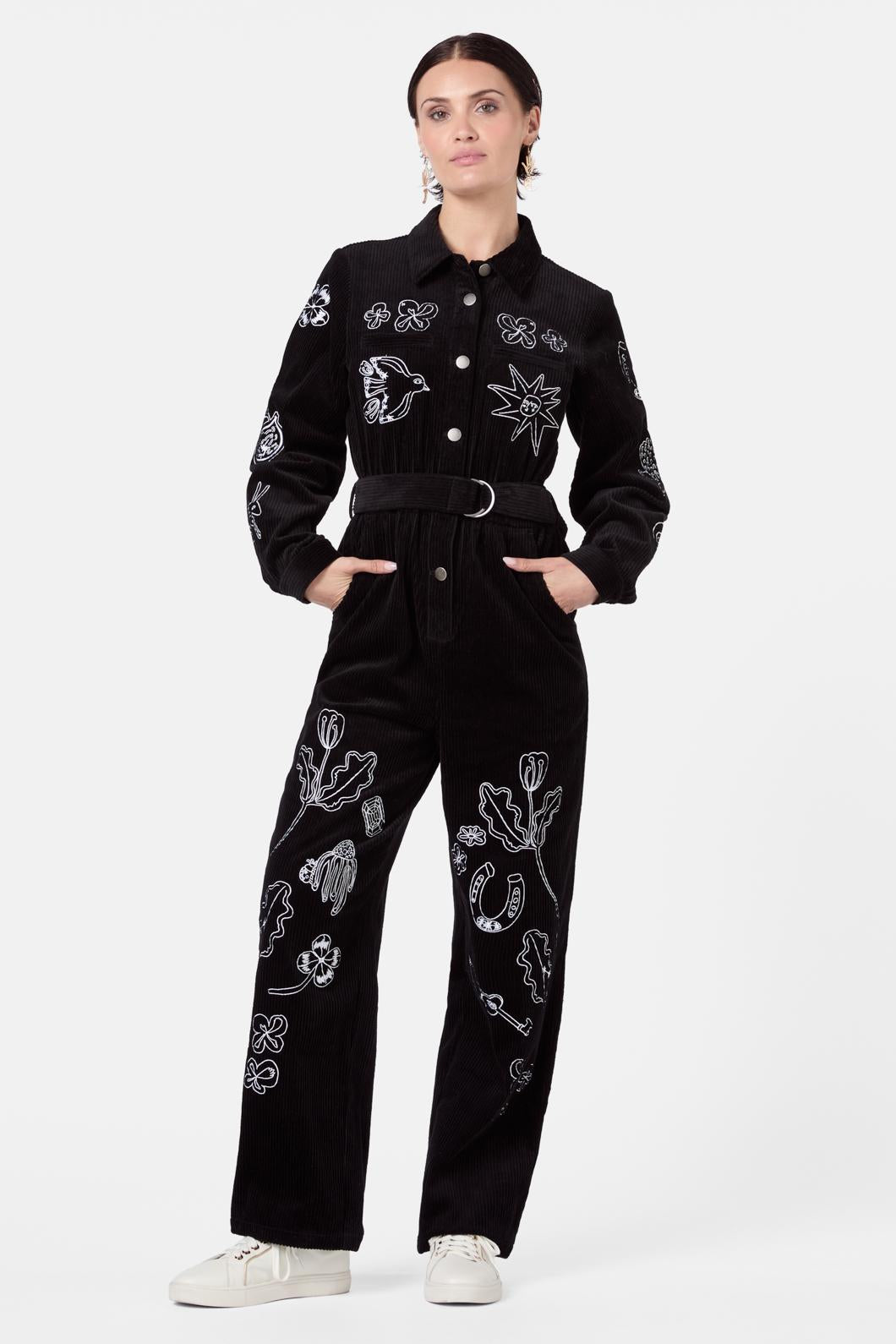 Gorman - Lost And Found Boiler Suit - black