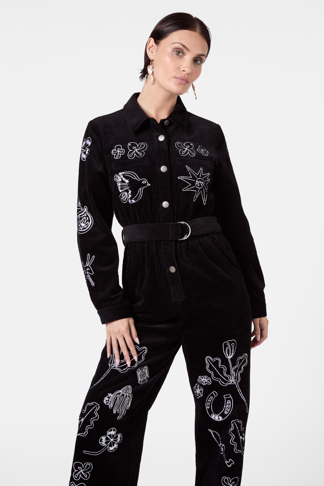 Gorman - Lost And Found Boiler Suit - black