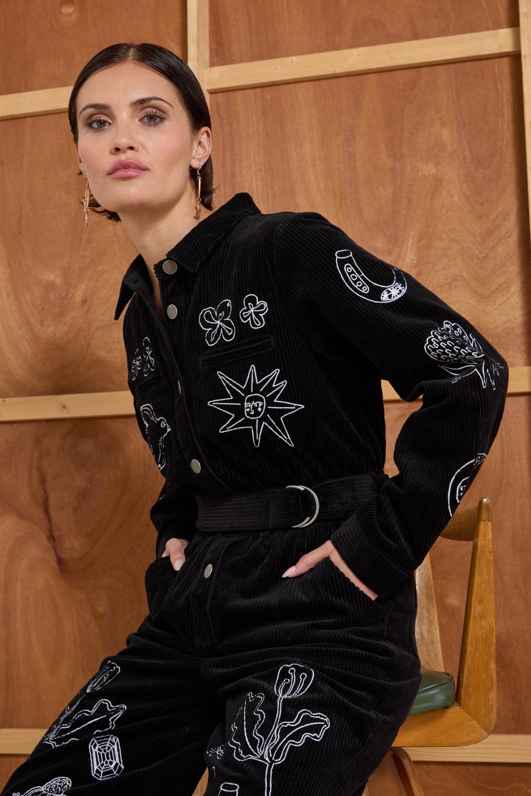 Gorman - Lost And Found Boiler Suit - black