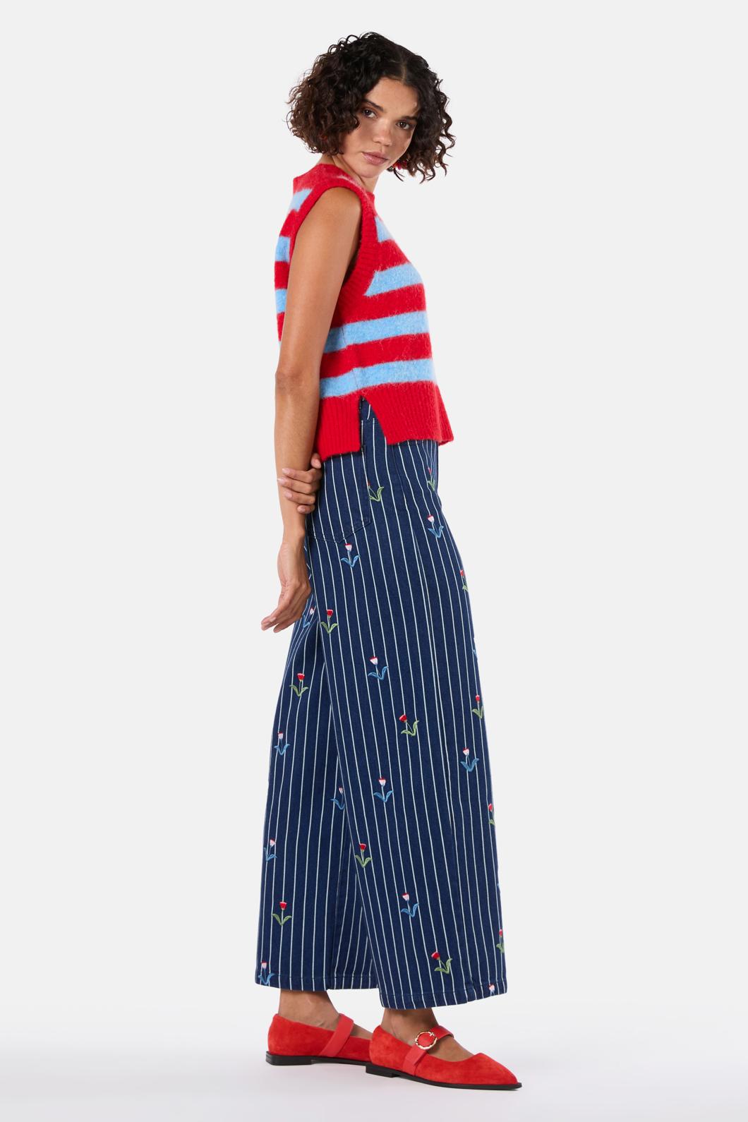 Gorman - Line Work Knit Vest - stripe