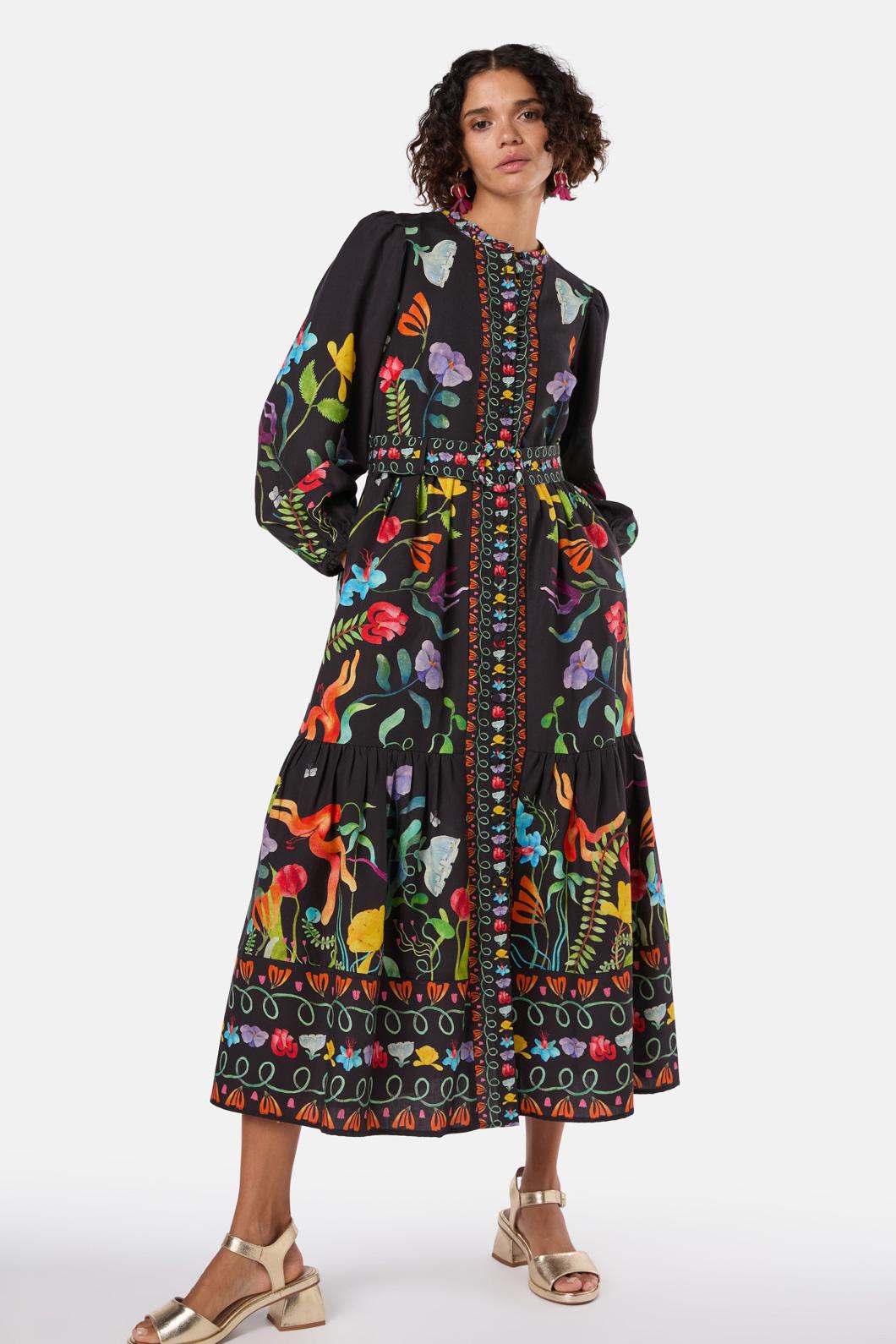 Gorman - Leafy Lessons Long Dress - print