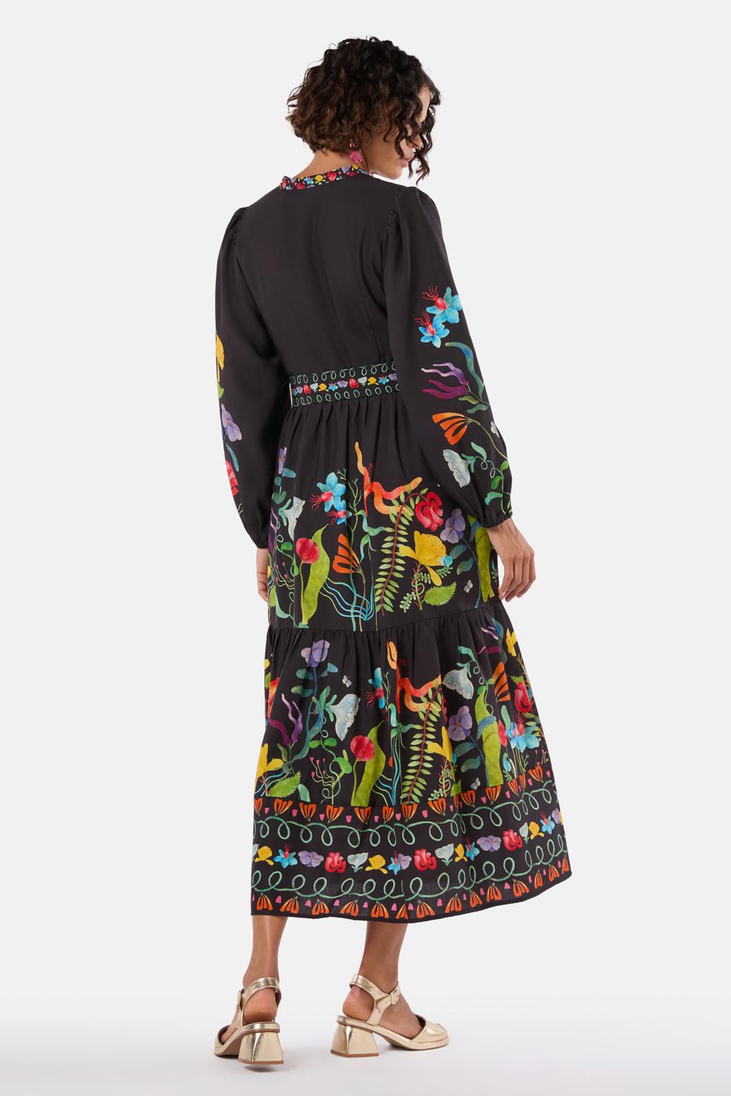 Gorman - Leafy Lessons Long Dress - print
