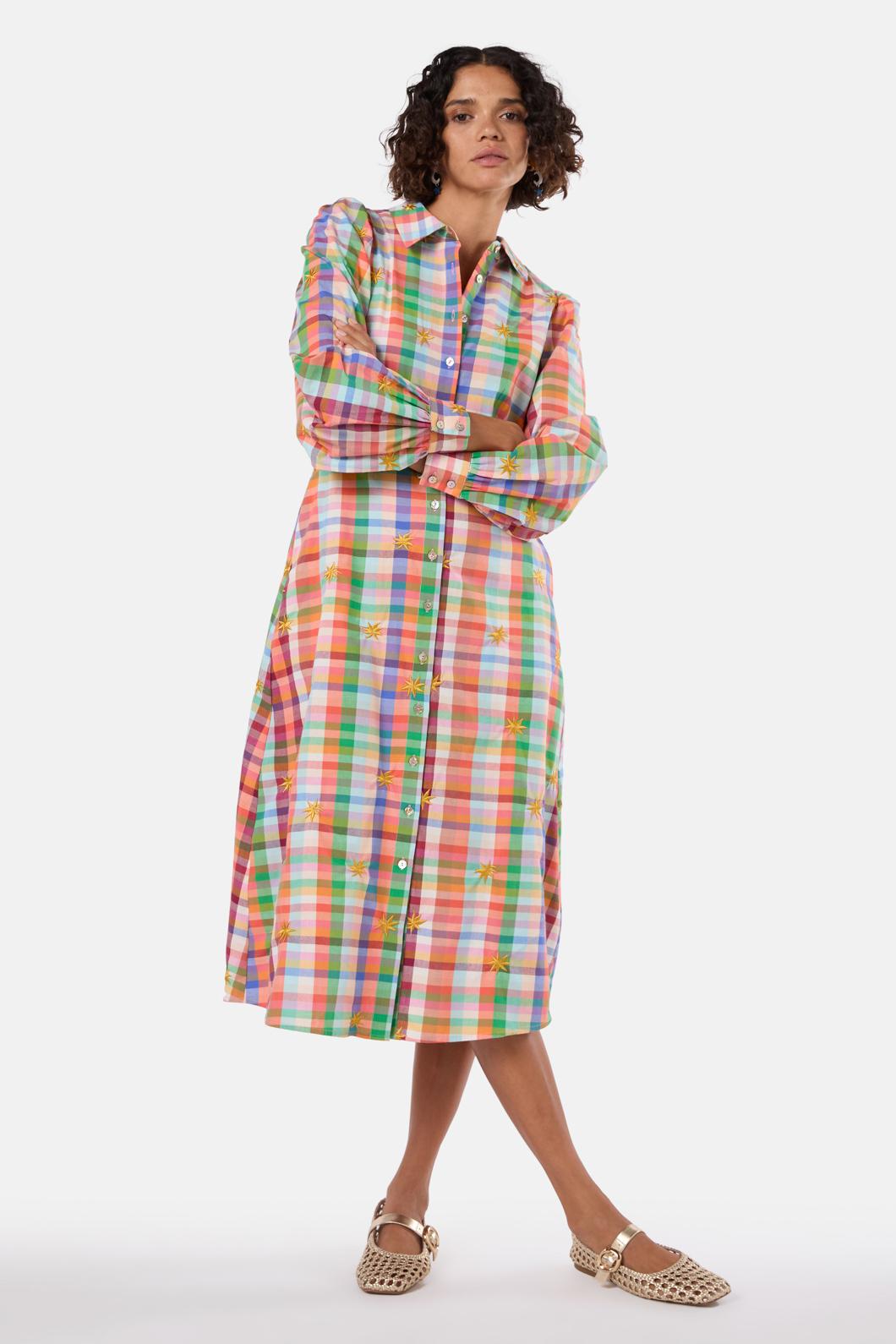 Gorman - Starlight Midi Dress - check