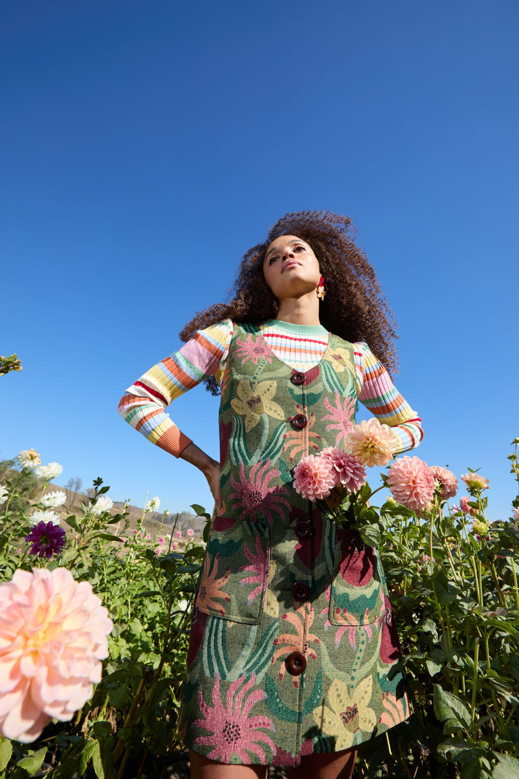 Gorman - Rosie's Posies Pinafore - multi