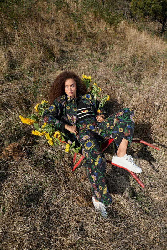 Gorman - Bloomscape Jean - print