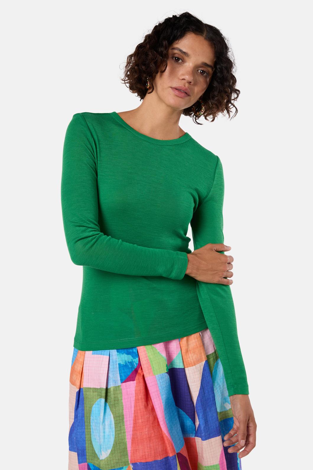 Gorman - Merino Crew Neck - green