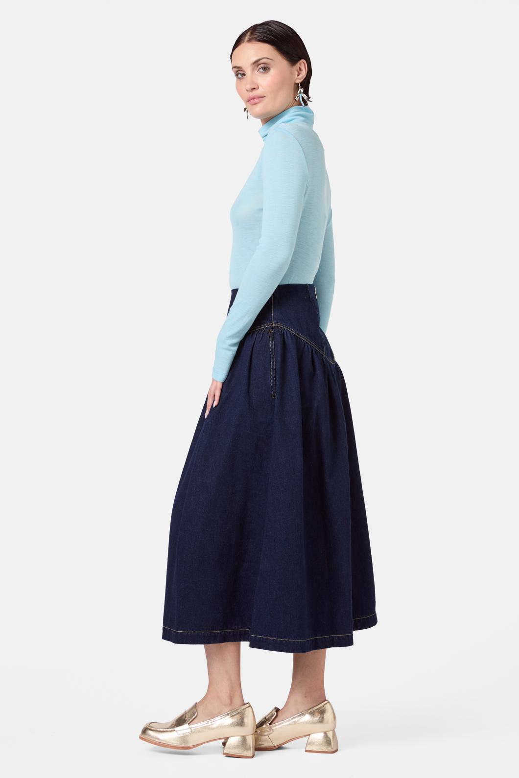 Gorman - Merino Polo Top - blue