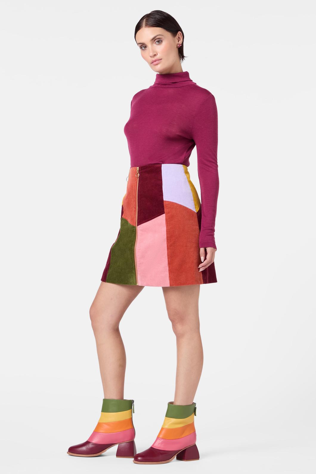 Gorman - Merino Polo Top - plum