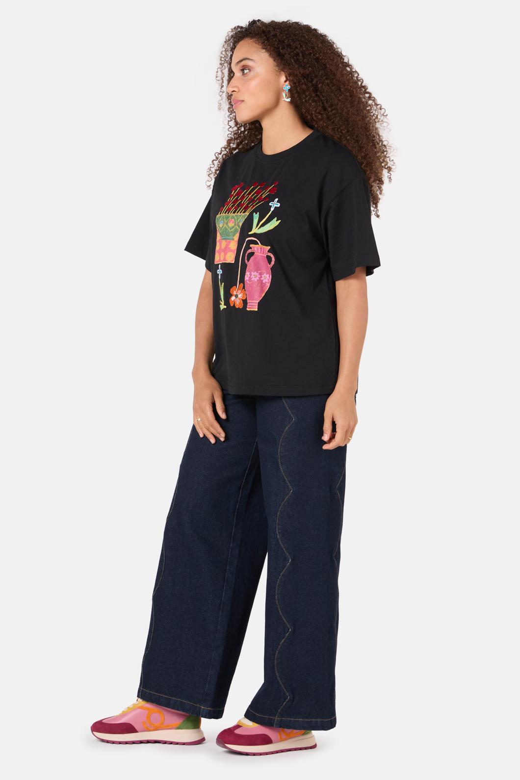 Gorman - Amphora Placement OversizedTee - print