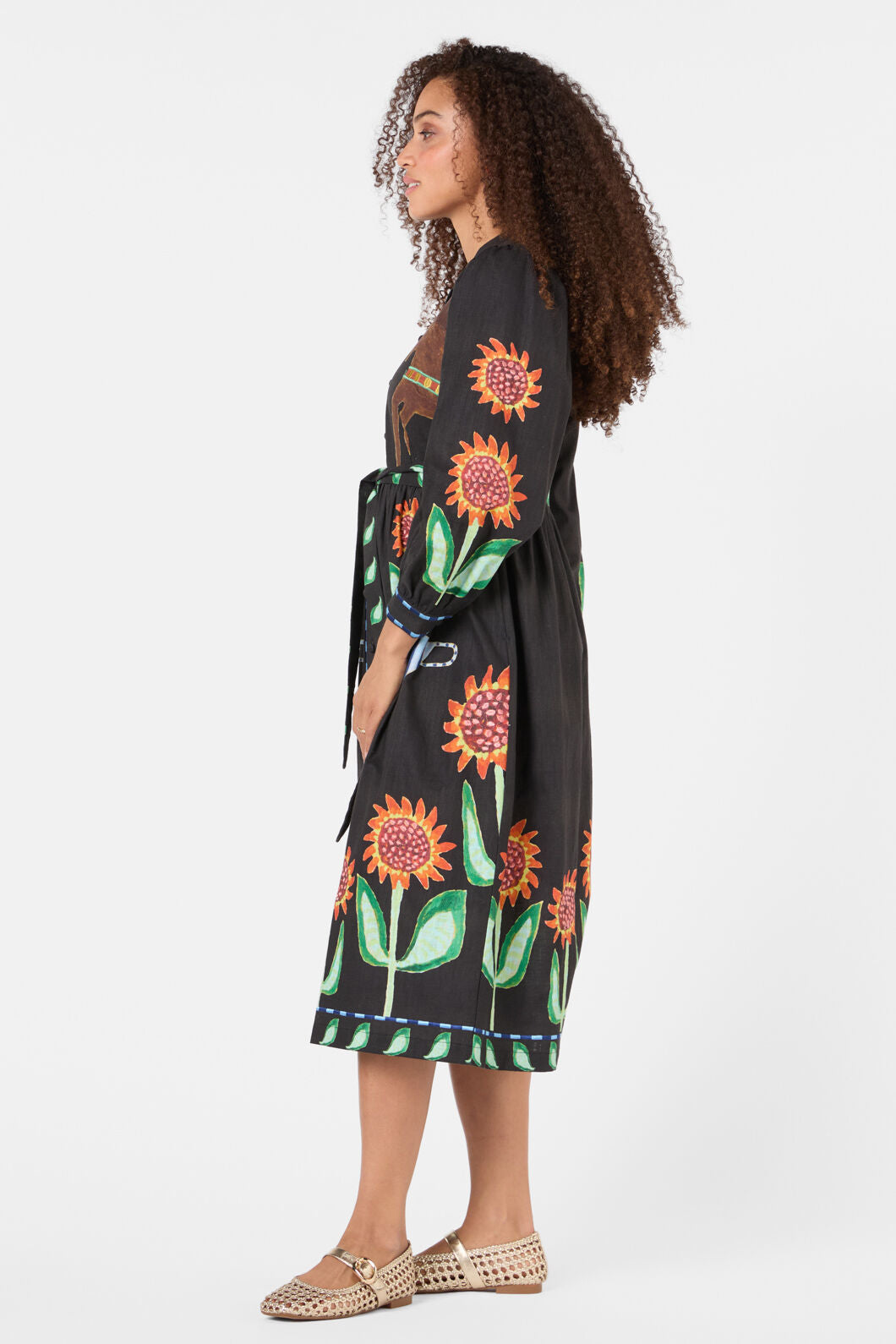 Gorman - The Horses Midi Dress - print