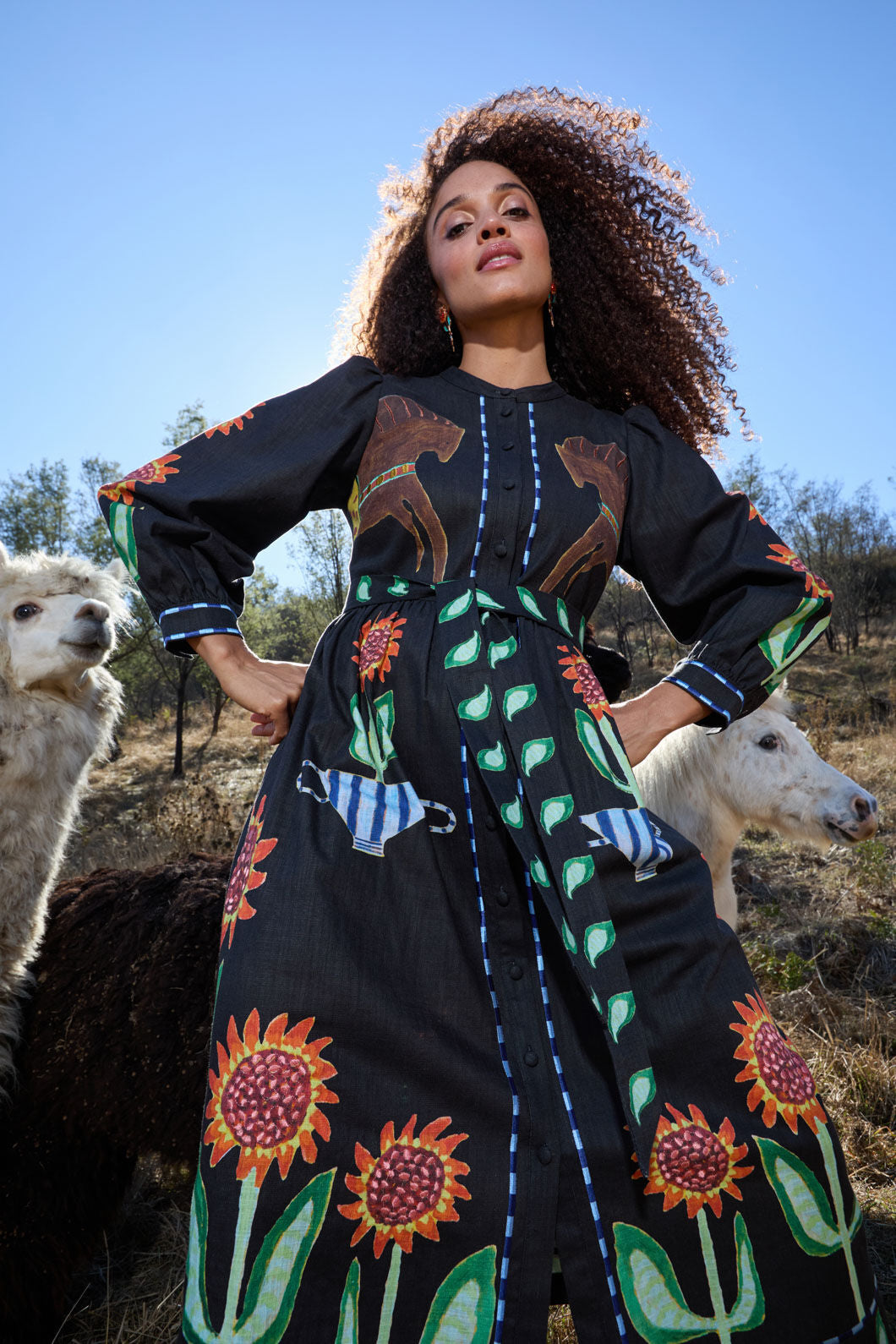 Gorman - The Horses Midi Dress - print