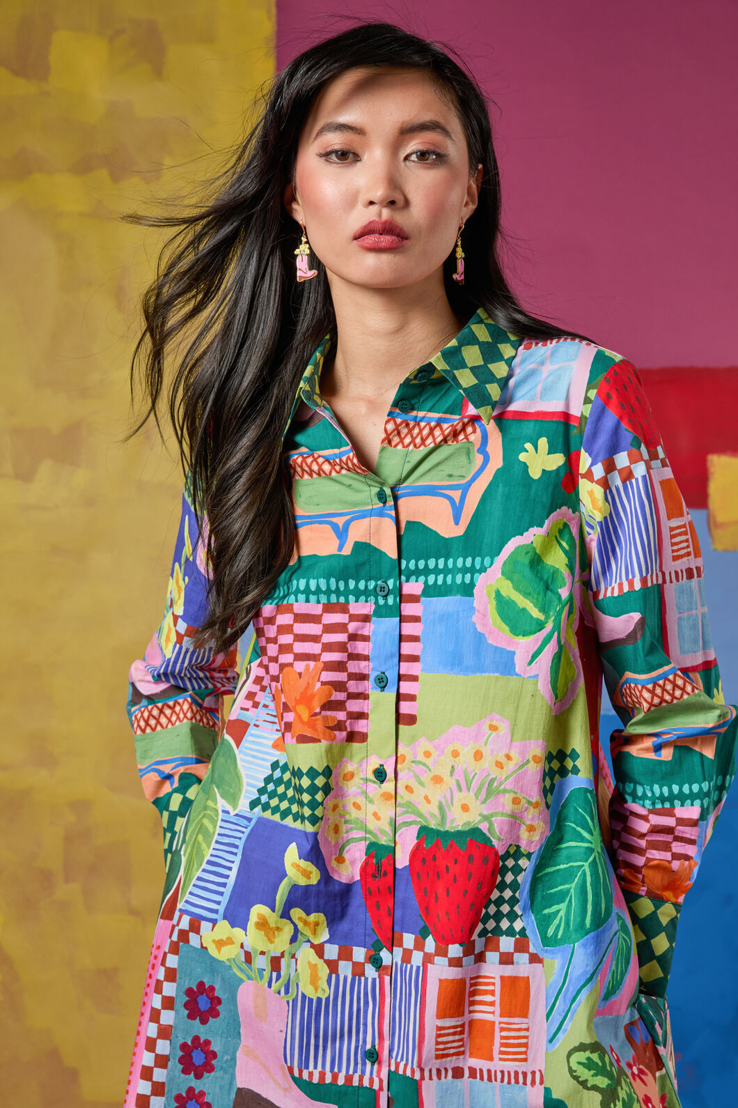 Gorman - Windowsill Shirt Dress - print
