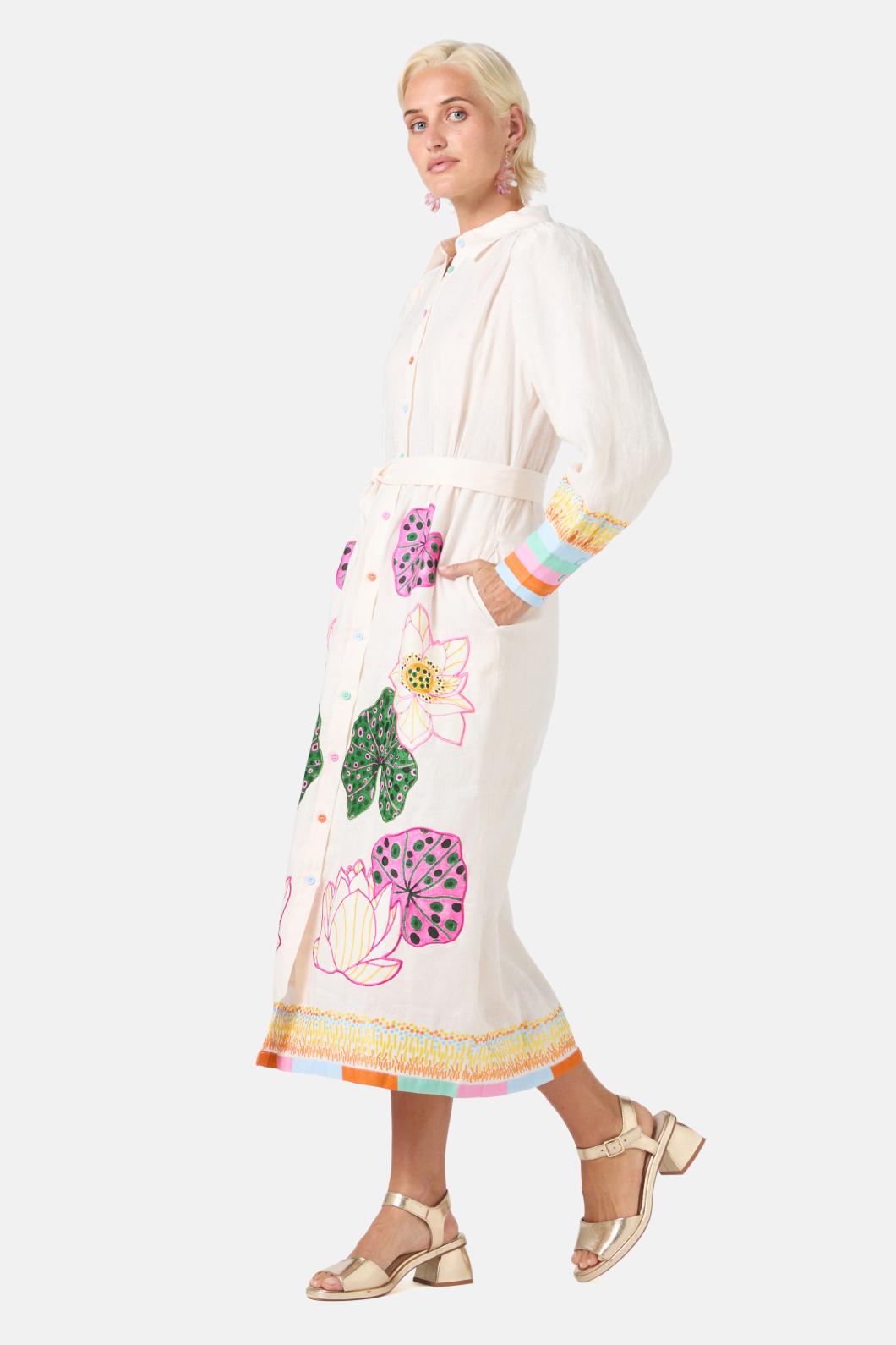 Gorman - White Lotus Dress - white