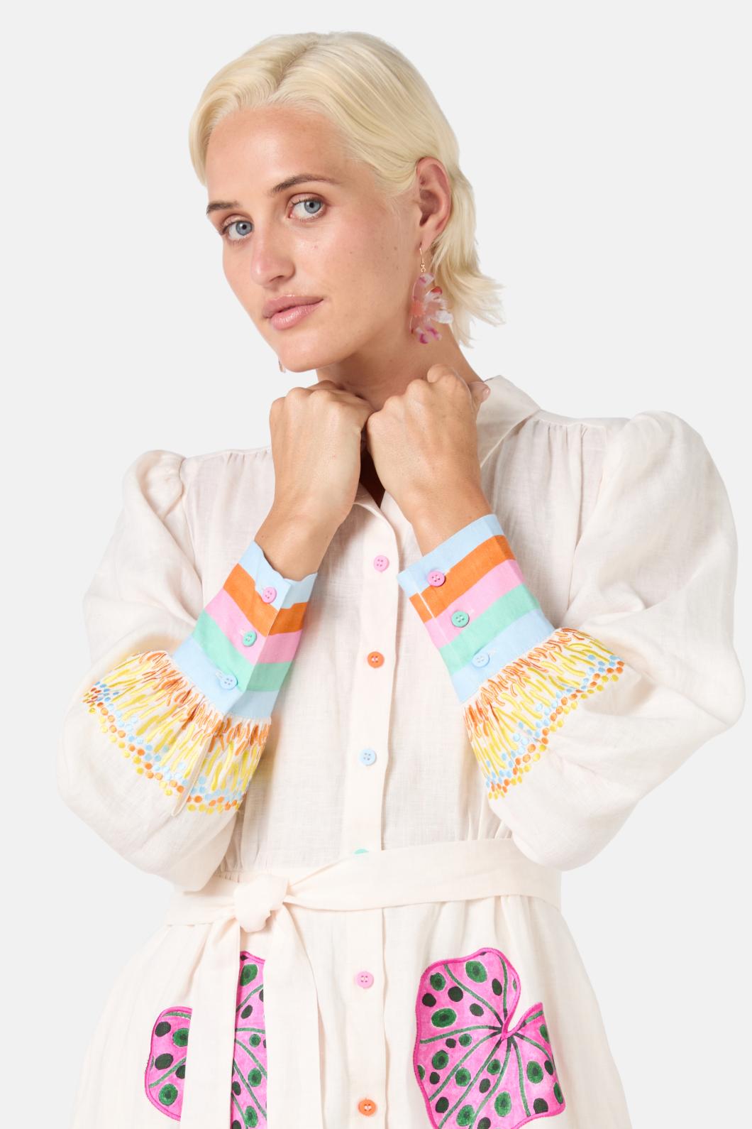 Gorman - White Lotus Dress - white