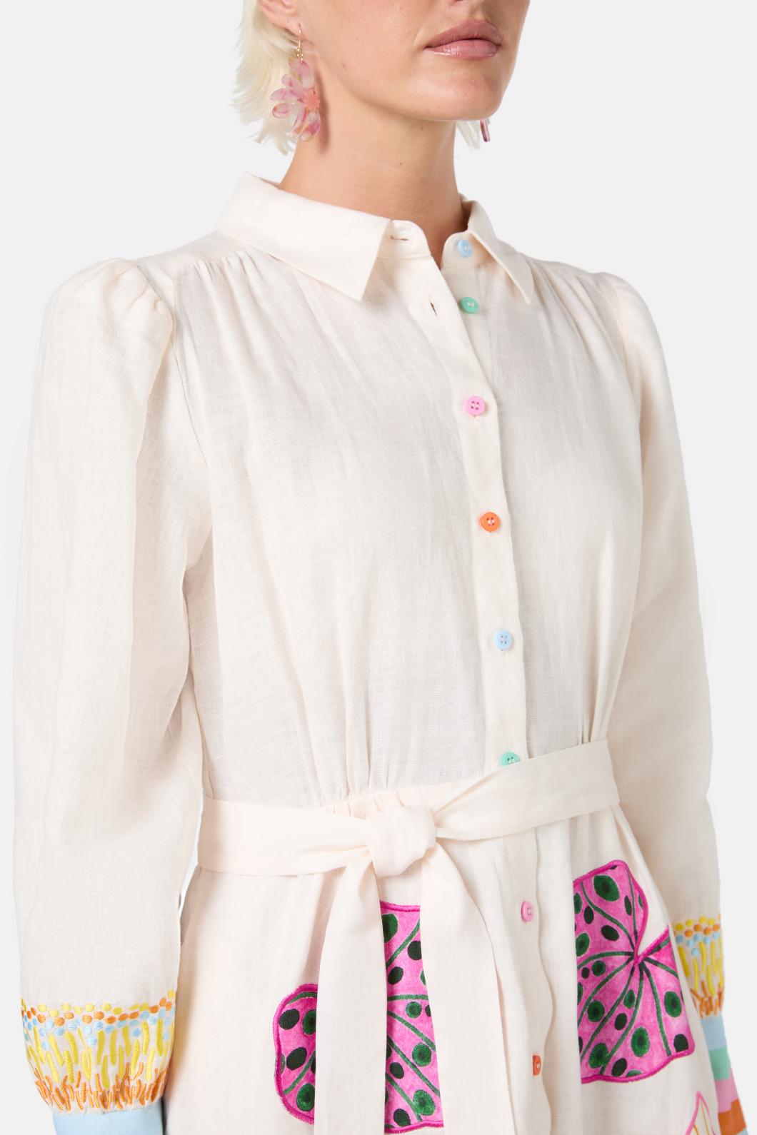 Gorman - White Lotus Dress - white