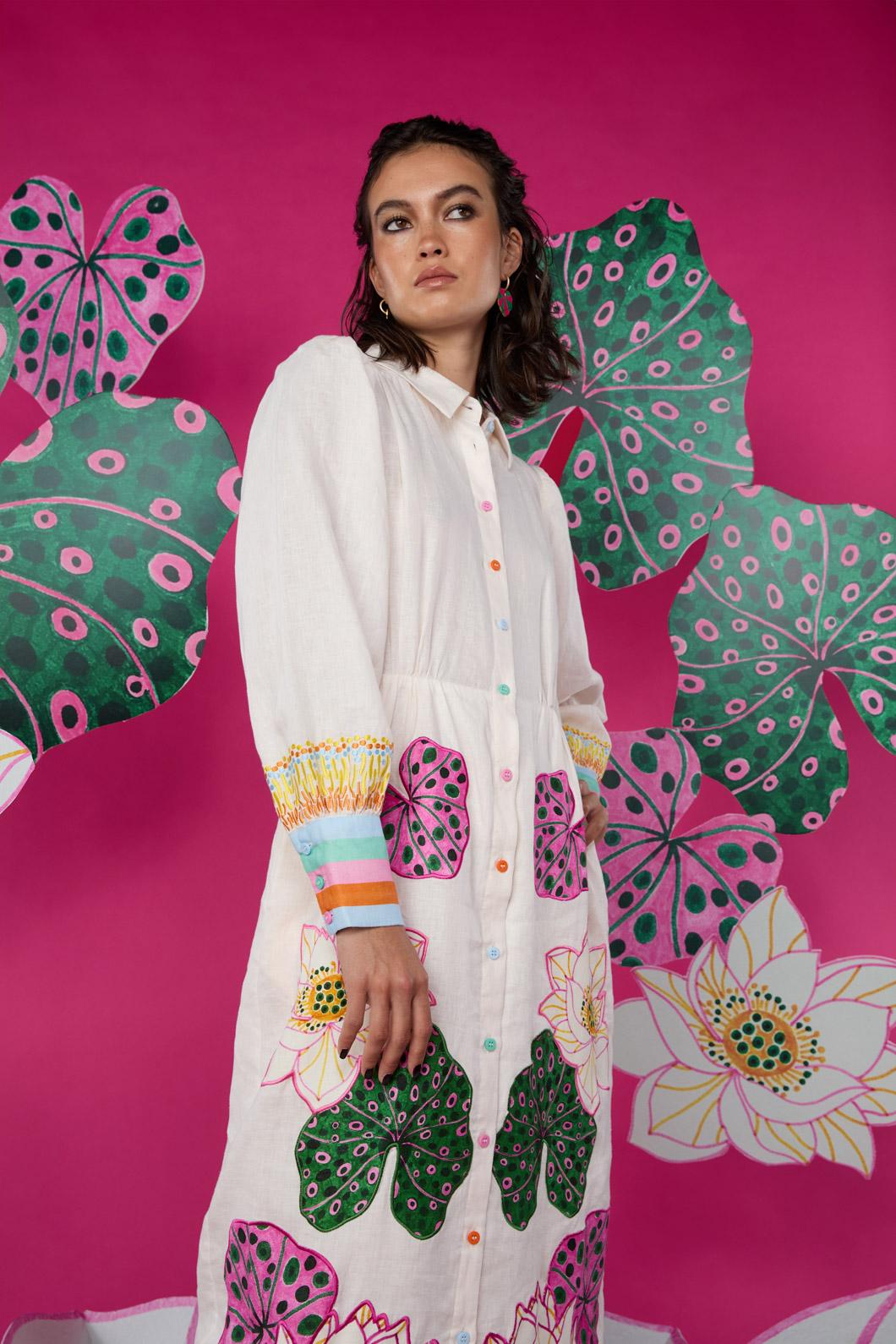 Gorman - White Lotus Dress - white