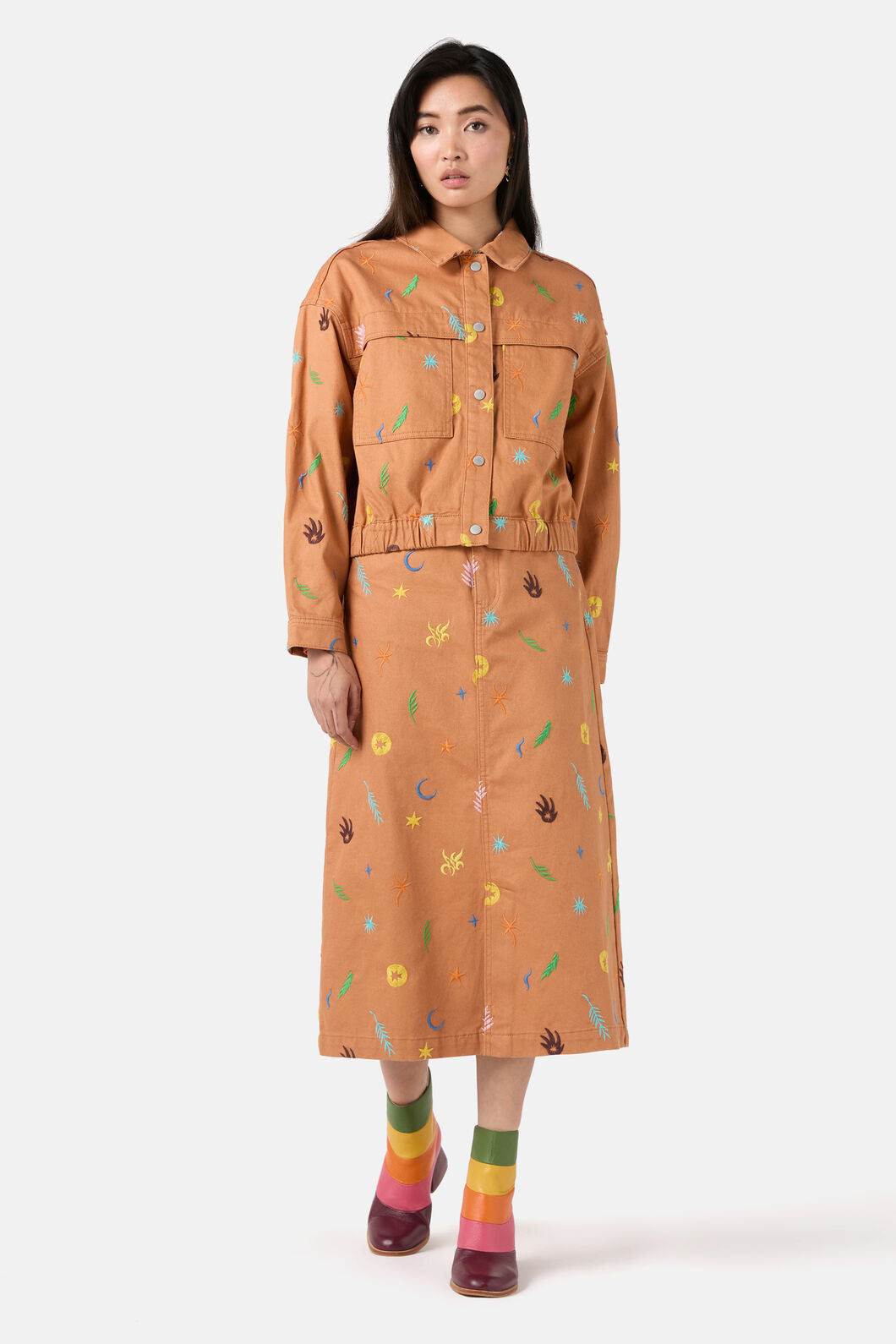 Gorman - Desert Garden Denim Jacket - print