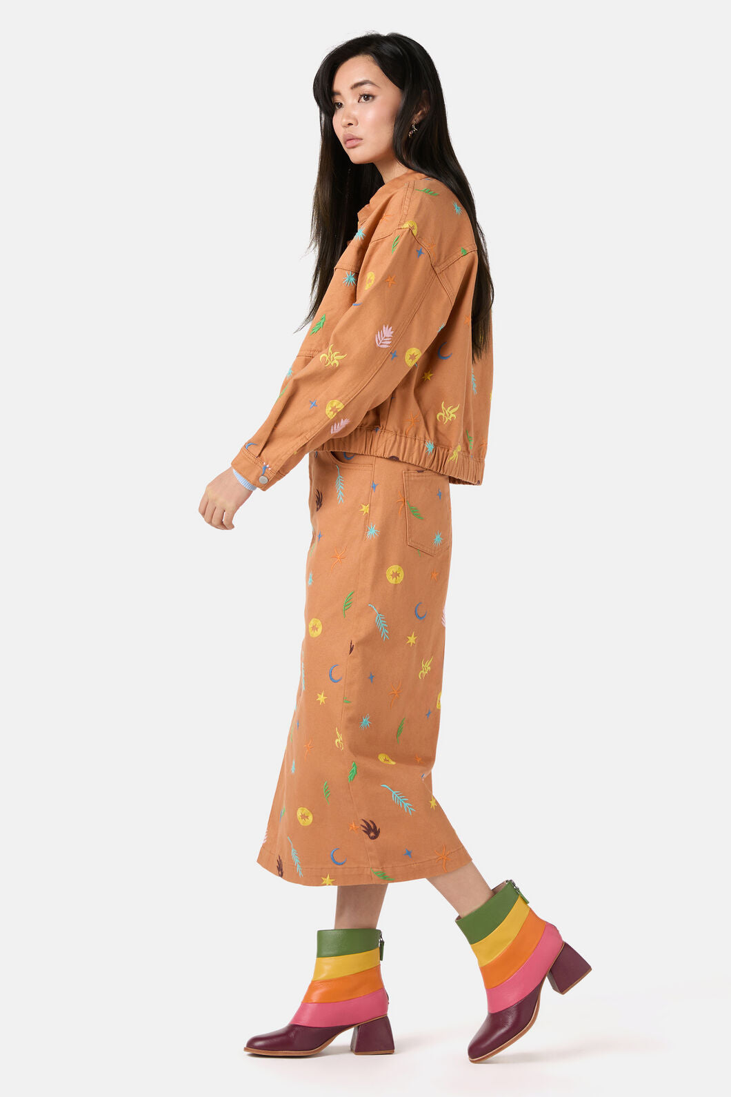 Gorman - Desert Garden Denim Jacket - print