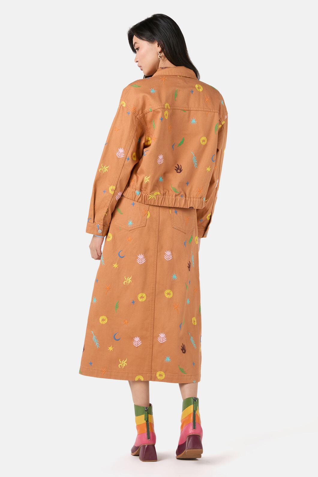 Gorman - Desert Garden Denim Jacket - print