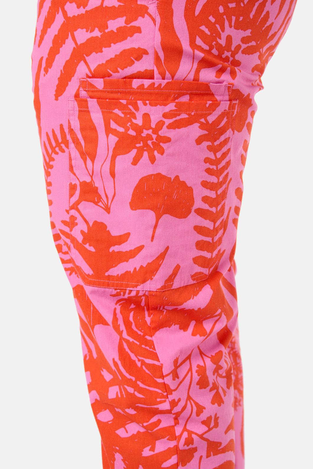 Gorman - Sunset Fern Scrub Set - pink