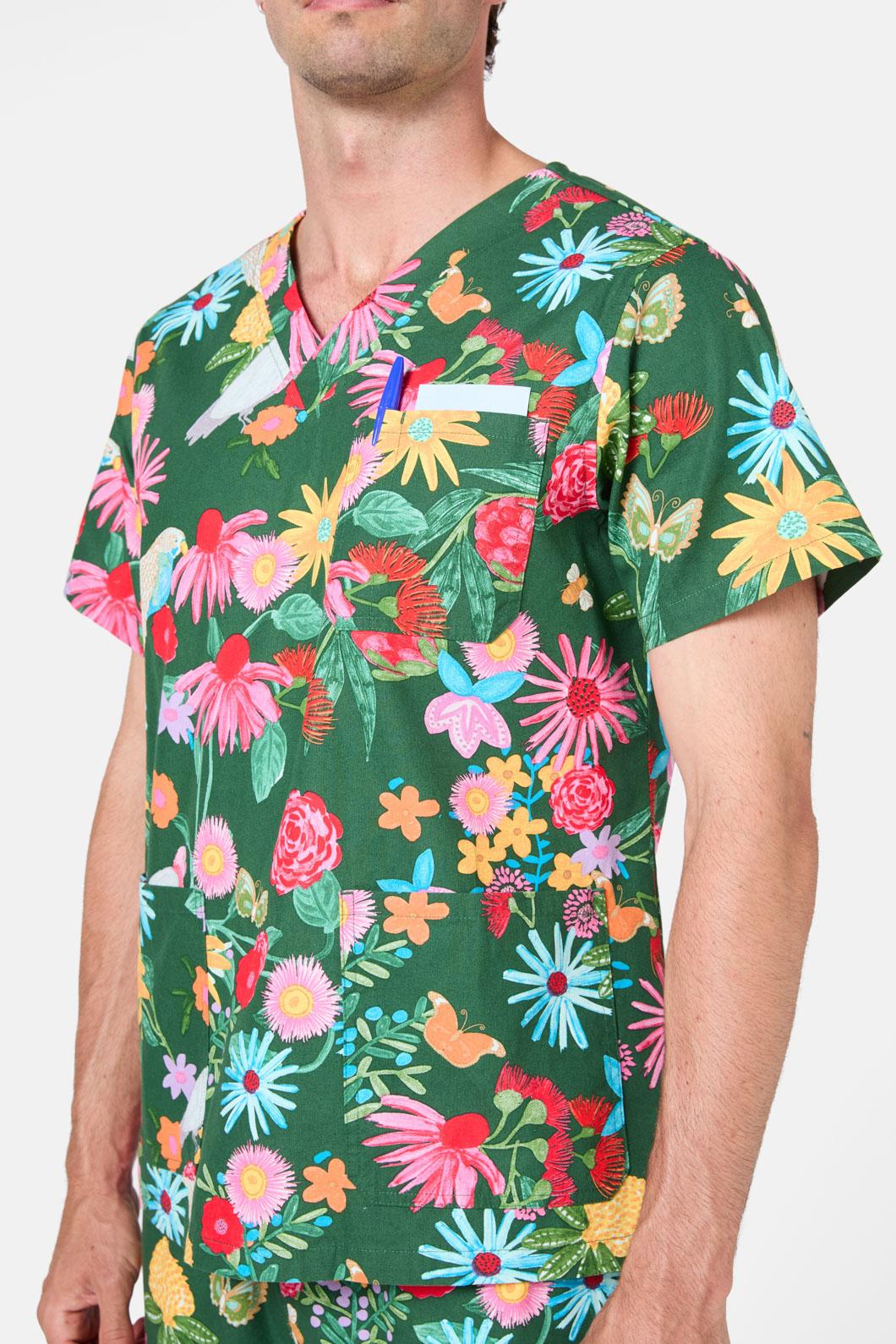 Gorman - Paradise Scrub Set - green