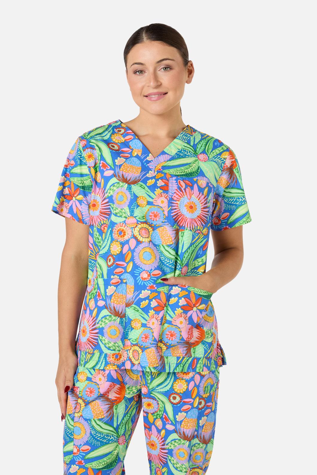Gorman - Garden Scrub Set - blue