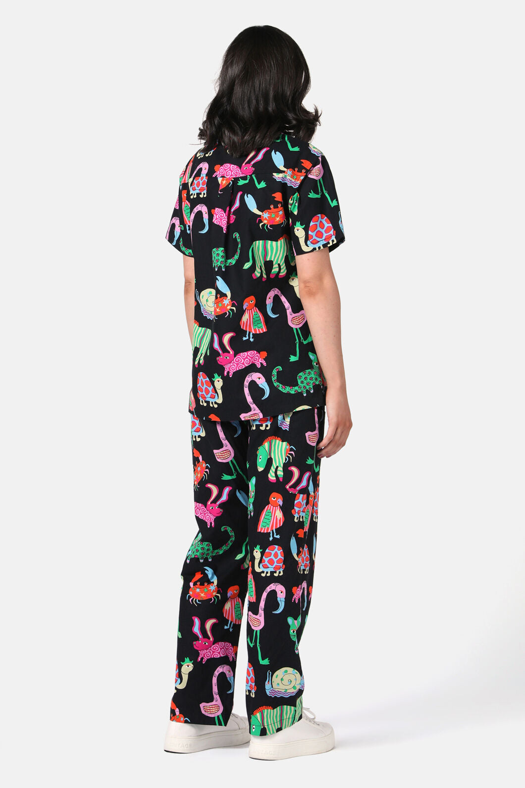 Gorman - Animal Arc Scrub Set - black
