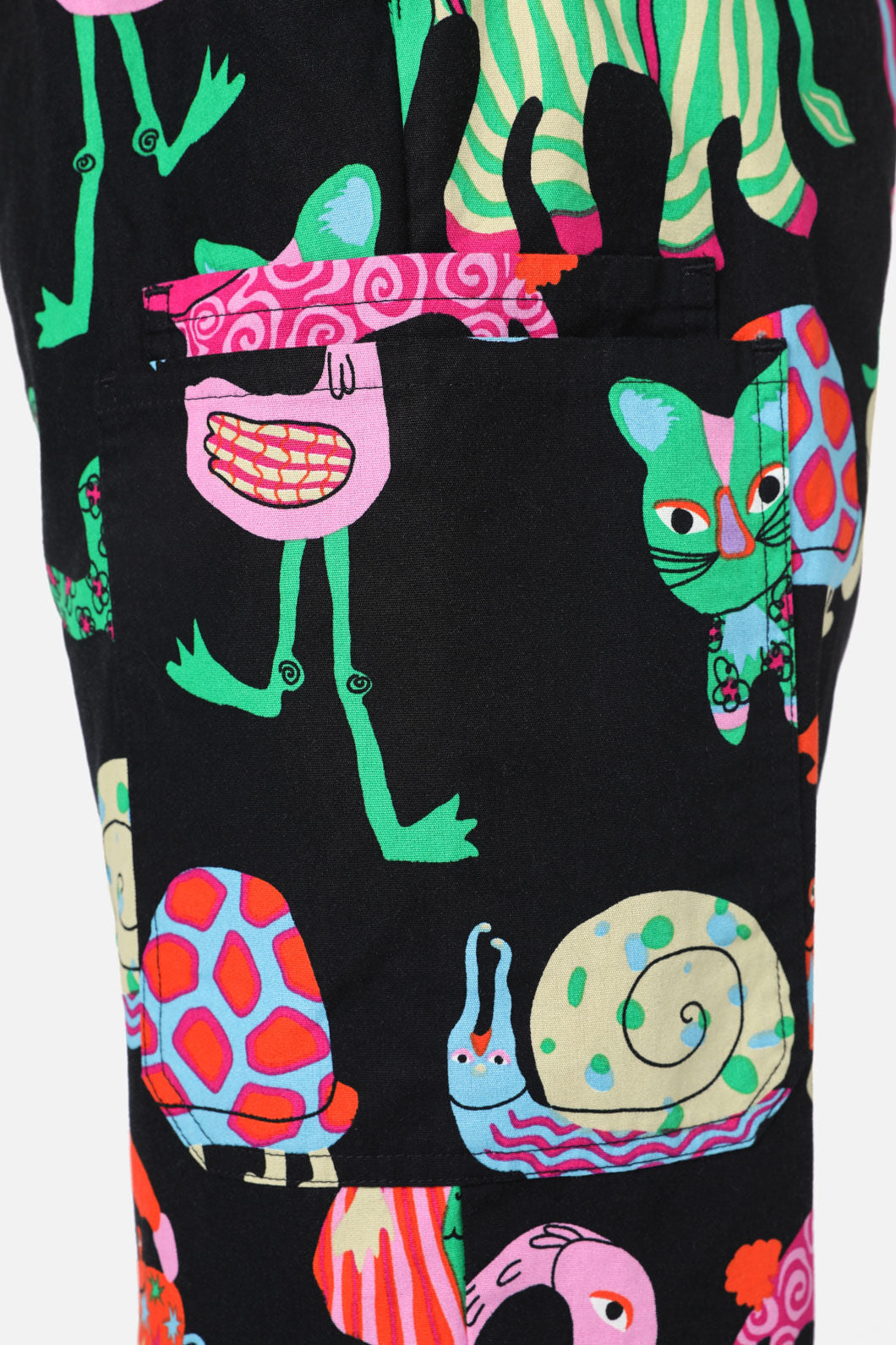 Gorman - Animal Arc Scrub Set - black